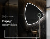 Espejo de baño LED de forma irregular T223 #4