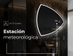 Espejo de baño LED de forma irregular T223 #6