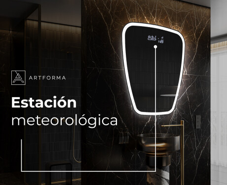 Espejo de baño LED de forma irregular Z222 #6