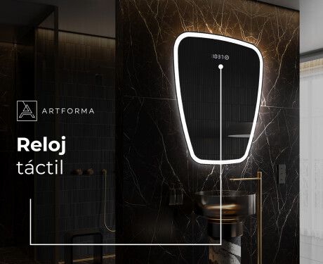 Espejo de baño LED de forma irregular Z222 #7