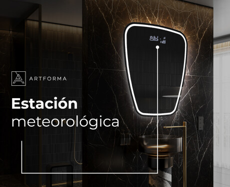Espejo de baño LED de forma irregular Z223 #6