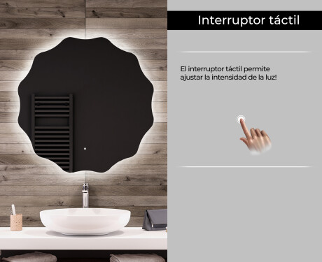 Espejo redondo baño con luz LED L192 #8