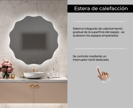 Espejo redondo baño con luz LED L192 #10