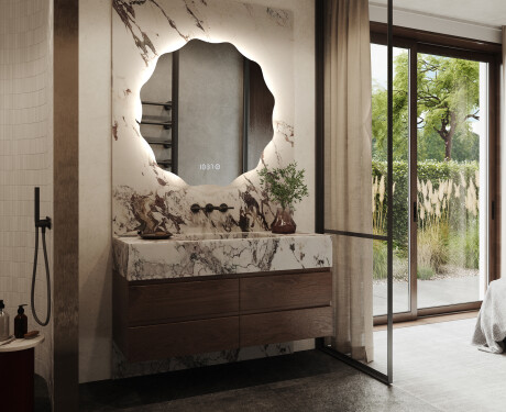 Espejo pared redondo con LED L193 #2