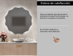 Espejo pared redondo con LED L193 #7