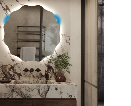 Espejo pared redondo con LED L193 #9