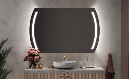 Espejo de baño moderno e iluminado LED L67