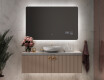 Espejo de baño moderno e iluminado LED L60 #9