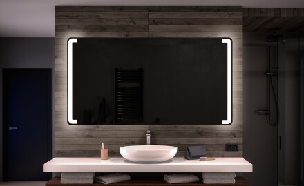 Espejo de baño moderno e iluminado LED L72