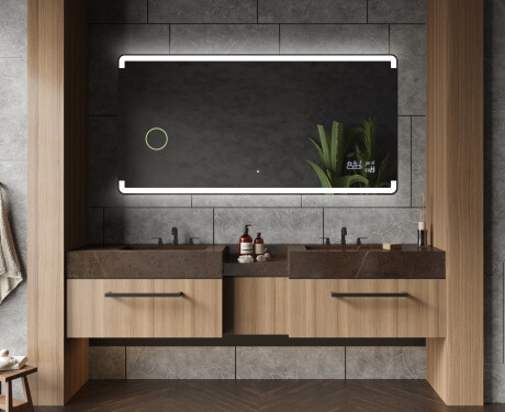 Espejo de baño moderno e iluminado LED L73 #5