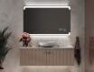 Espejo de baño moderno e iluminado LED L73 #9
