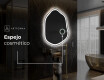 Espejo de baño LED de forma irregular E222 #5