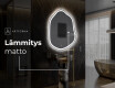 Espejo de baño LED de forma irregular E222 #9