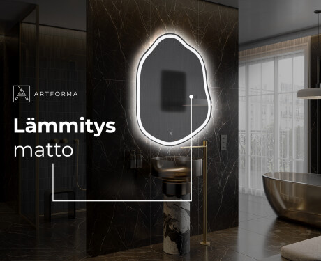 Espejo de baño LED de forma irregular E222 #9