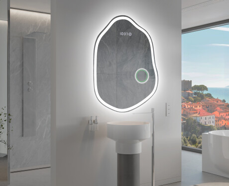 Espejo de baño LED de forma irregular E222 #10