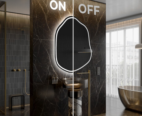 Espejo de baño LED de forma irregular E223 #3