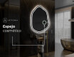 Espejo de baño LED de forma irregular E223 #5