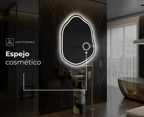 Espejo de baño LED de forma irregular E223 #5