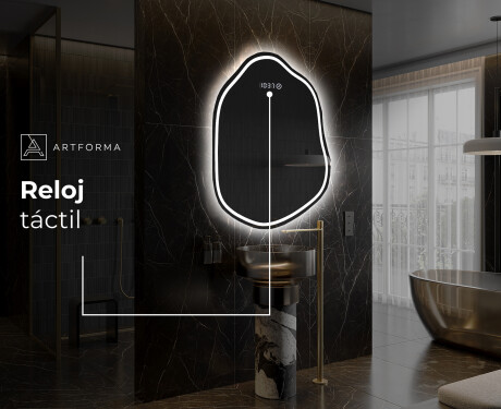 Espejo de baño LED de forma irregular E223 #8