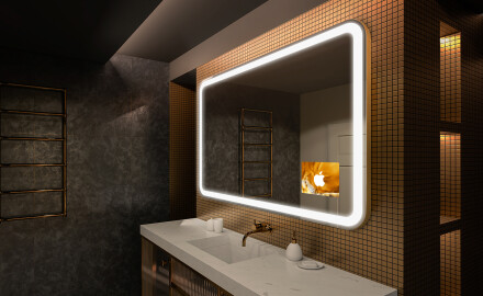 Espejo de baño con luz LED incorporada L141