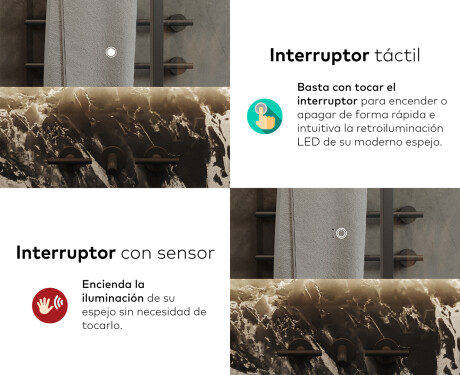 Espejos retroiluminado para baños  L142 #9