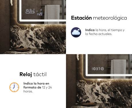 Espejos retroiluminado para baños L143 #7