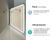 Espejos retroiluminado para baños  L145 #10