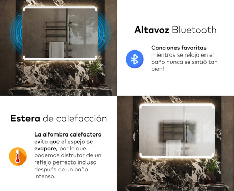 Espejos retroiluminado para baños  L145 #6