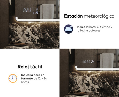 Espejos retroiluminado para baños  L145 #7