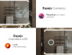 Espejos retroiluminado para baños  L145 #8