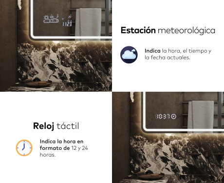 Espejos retroiluminado para baños L147 #7