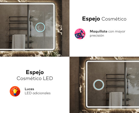 Espejos retroiluminado para baños L147 #8